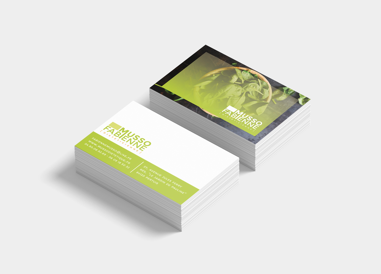 Carte de visitue musso diéthétique