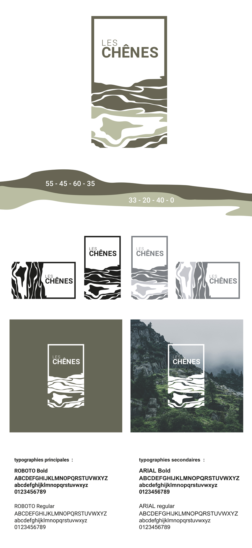 Identité graphique les chênes